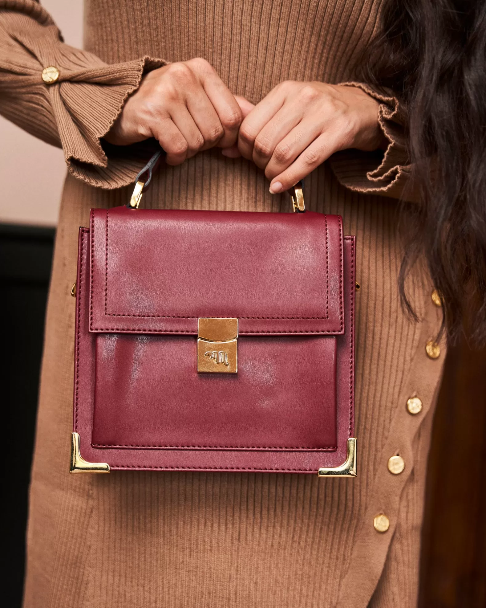 Minuit sur Terre Polar Bordeaux Fashion