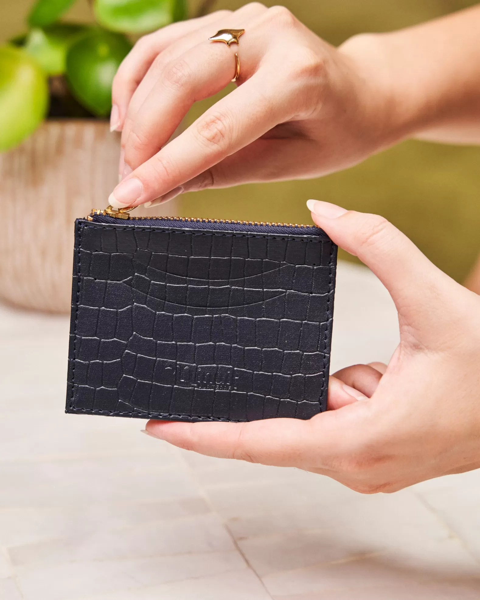 Minuit sur Terre Vivace Bleu Croco Flash Sale